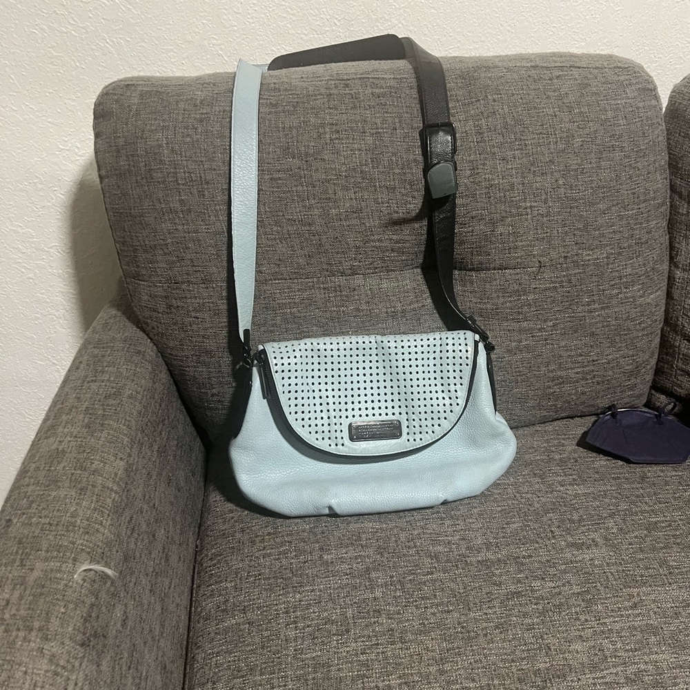 Marc by Marc Jacobs Stylish Light Blue Shoulder Bag